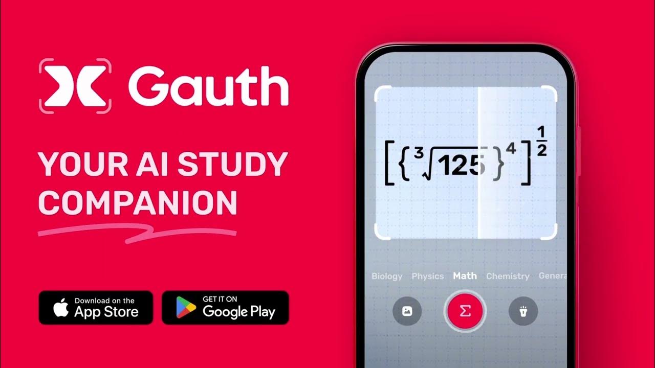 Gauth it Ace it Your Ultimate AI Study Companion YouTube Gauth it Ace it Your Ultimate AI Study Companion YouTube