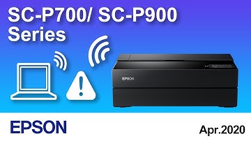 When the automatic connection fails (Epson SC-P700/SC-P900) NPD6490