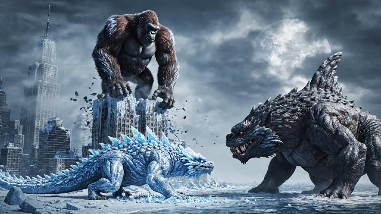 Epic Monster Battle 🔥❄️ | King Kong vs Shimo vs Orc