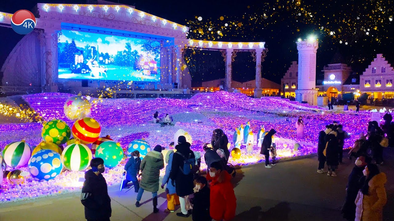 The Best Night Scenery You MustVisit in KOREA. Magic EVERLAND Four