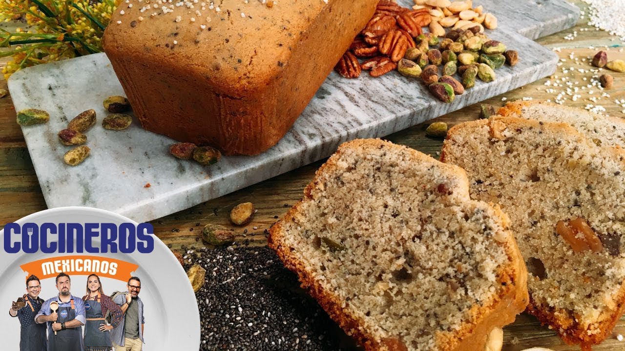Receta: Panqué de frutos secos libre de gluten | Cocineros Mexicanos