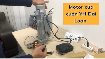 Motor cửa cuốn YH Đài Loan Chính Hãng - Hướng dẫn kết nối hộp điều khiển với động cơ YH