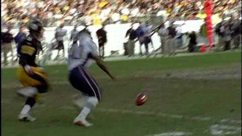 Troy Brown Antwan Harris Blocked Field Goal against Pittsburgh 2001
