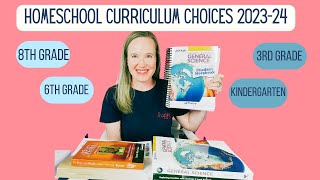 Homeschool Curriculum Choices 2023-24