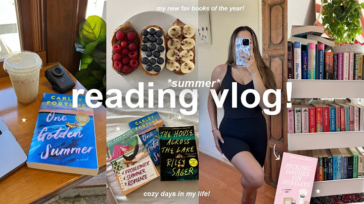 VLOG!☕️ cozy & productive summer days, coffee shops, new fav books, clothing haul & cooking!