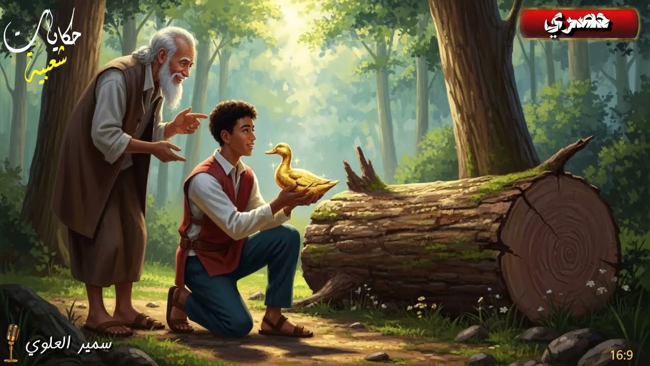 قصة الفتى و البطة الذهبية ] كيف أنقذت كسرة خبز حياة أميرة؟ حكاية من التراث تأخذك لعالم آخر