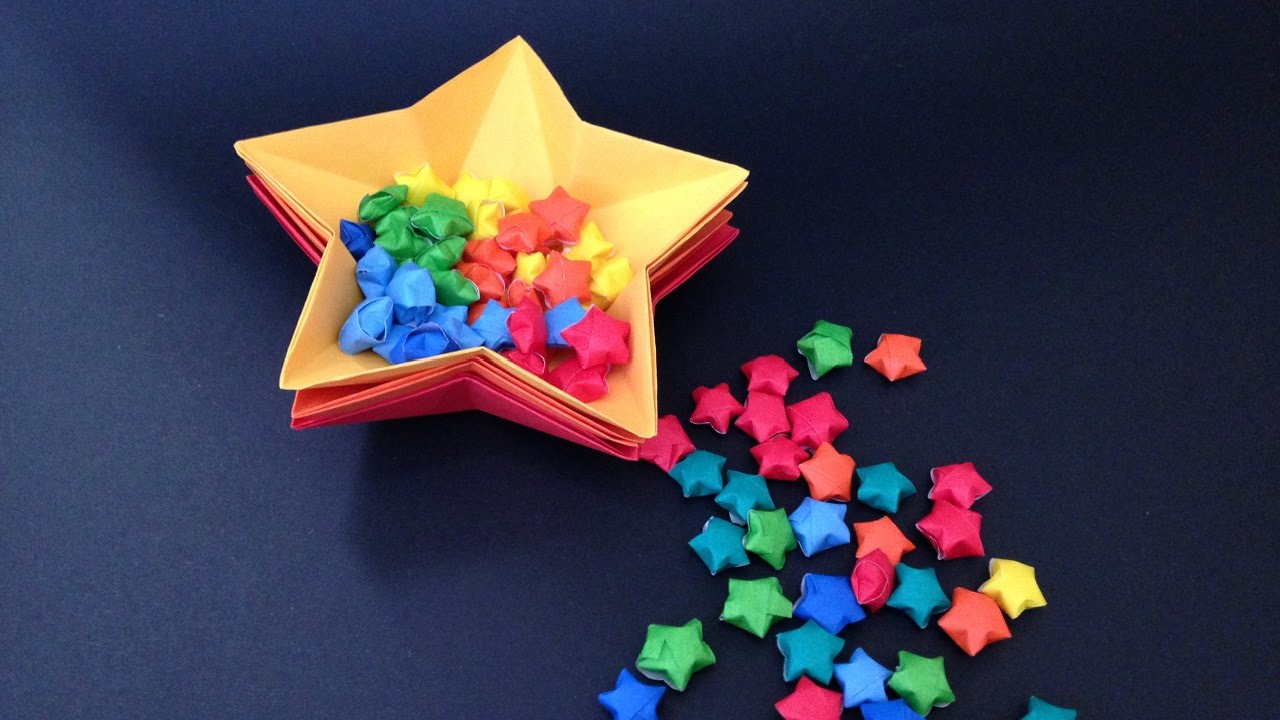 Origami Lucky Star 3d Instructions 折り紙 ラッキースター 立体 小さい星簡単な折り方 Youtube