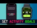 كيفية تغيير أهداف النشاط على ساعة أبل وآيفون 