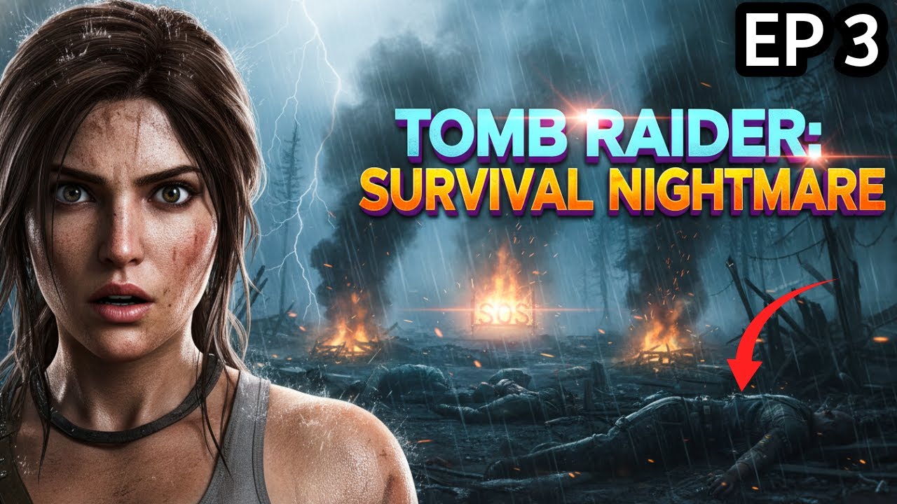 Survival Nightmare Begins | Tomb Raider (2013) Gameplay – Episode 3