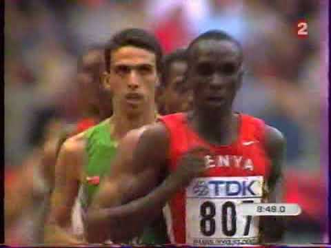5000 M Championnats Du Monde De Paris 2003 Eliud Kipchoge Icham El Guerrouj Kenenisa Bekele Youtube