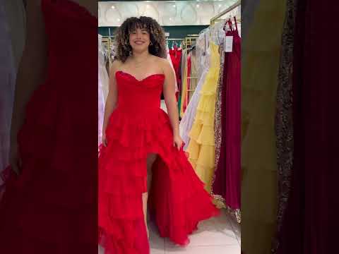 Red Prom Dress at Arden Bridal &amp; Boutique Tampa FL #reddresses #prom2026 #partydress