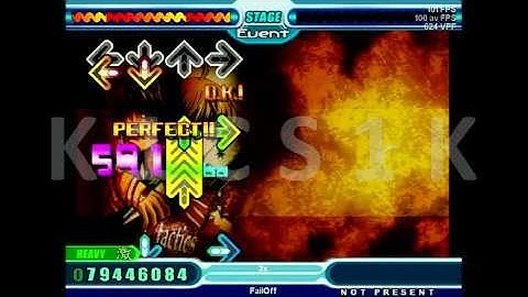 StepMania 3.9 - P010-04o09 Akiyama Miki - Mienai Chikara - Tactics Ending - Full Combo JD6 30fps