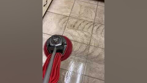 Pre scrubbing linoleum floors