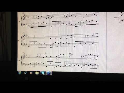 แค่ในใจก็พอ - แค้นเสน่หา -โน๊ต PIANO