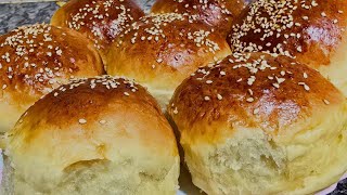 How to make soft burger buns. delicious homemade buns.