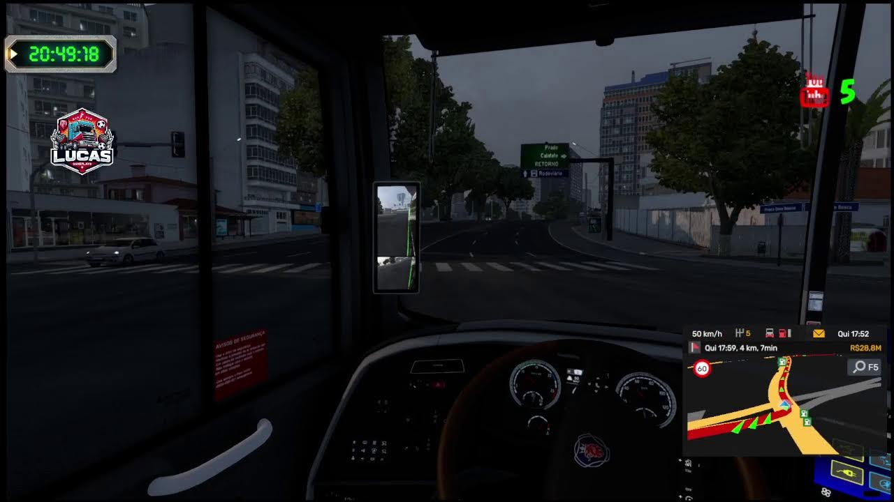 simulador de onibus realista MAPA EAA 1.54   g8  DD  POUSO ALEGRE X BH LUCAS TURISMO