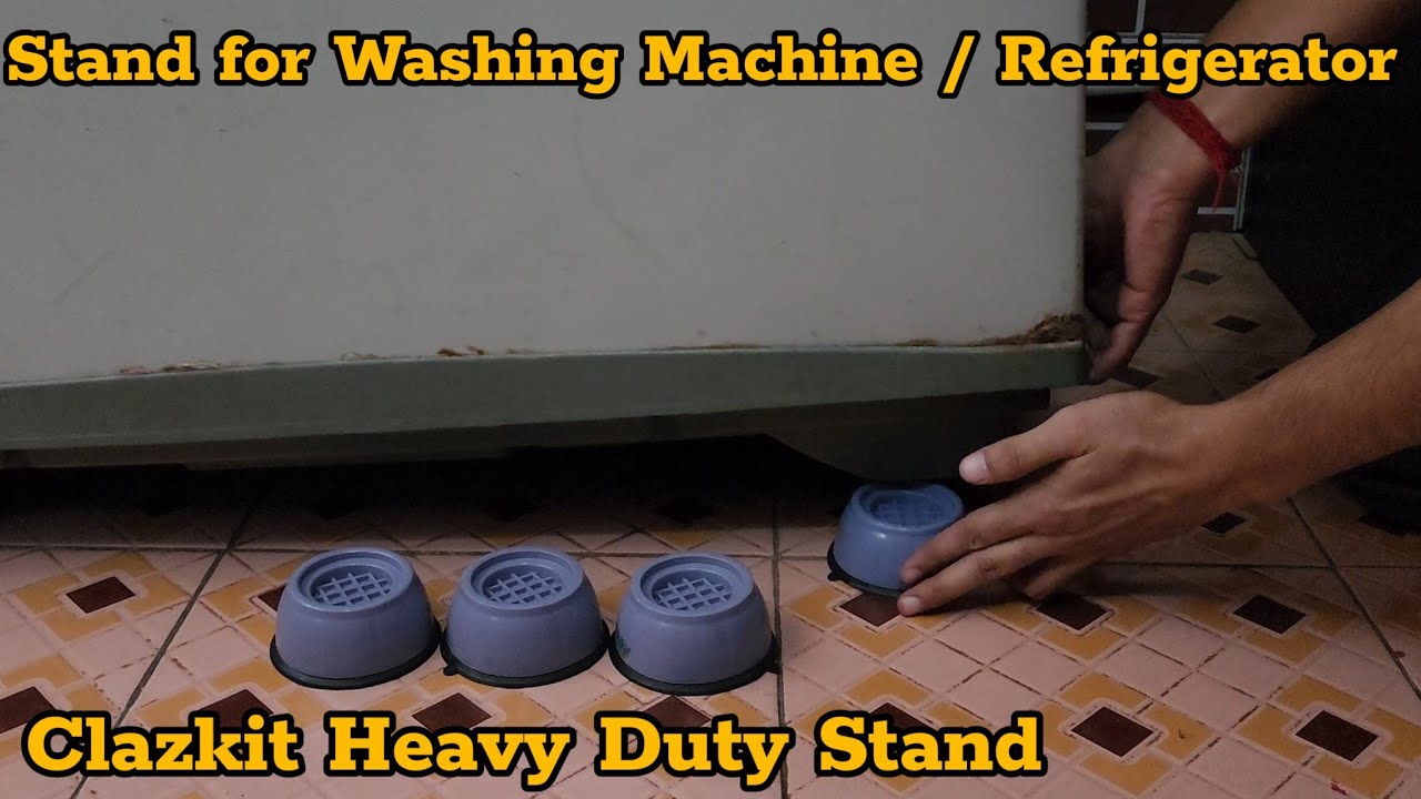 Heavy Duty Stand for Washing Machine / Refrigerator | Review & Complete Testing | Clazkit Stand