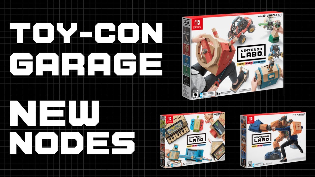 Nintendo Labo - New Toy-Con Garage Nodes