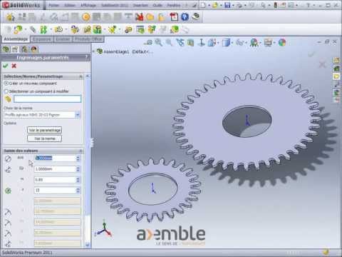 roue dentée solidworks roue dentée solidworks