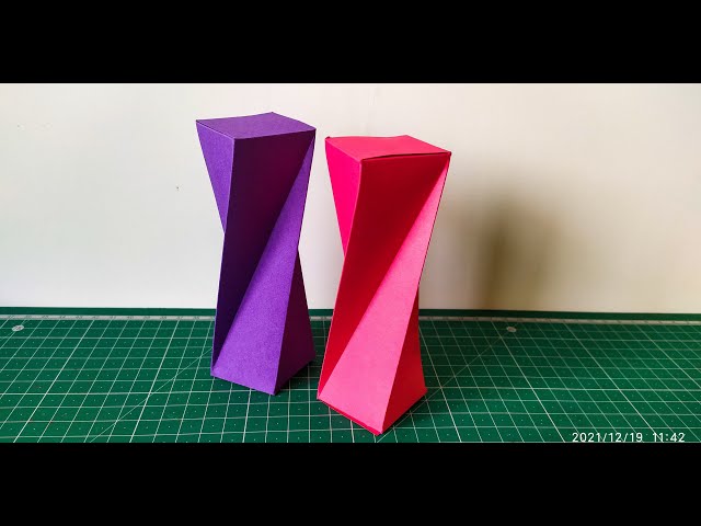 twisted rectangular prism || DIY - YouTube