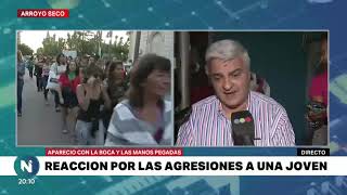 Reacción por la agresión a una joven en Arroyo Seco-Telefe Rosario