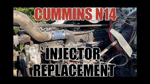 Cummins N14 Injector Replacement, Diag and Procedure