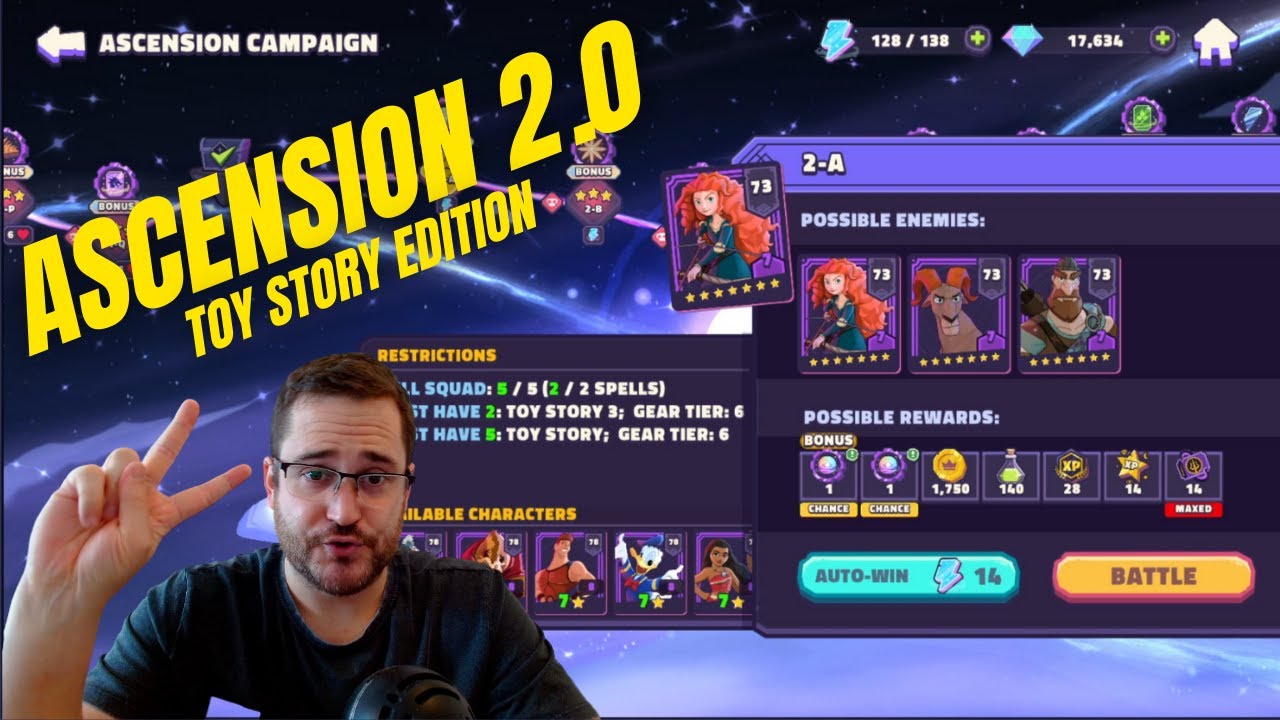 Ascension 2.0 Toy Story Walkthrough Disney Sorcerers Arena YouTube