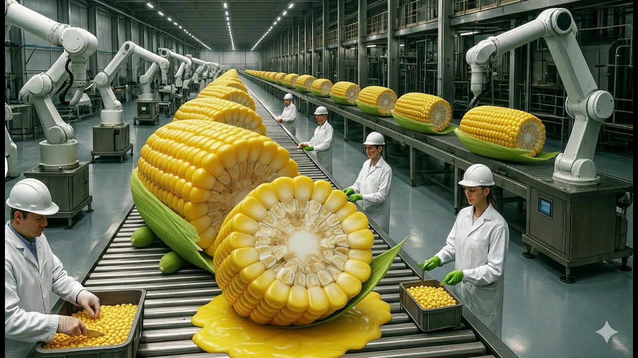 Inside a Modern Popcorn Factory: From Corn Kernels to Finished Snacks (Full Production Process)
