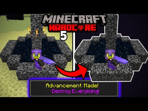 I Got Rid Of The End in Minecraft Hardcore (#5)