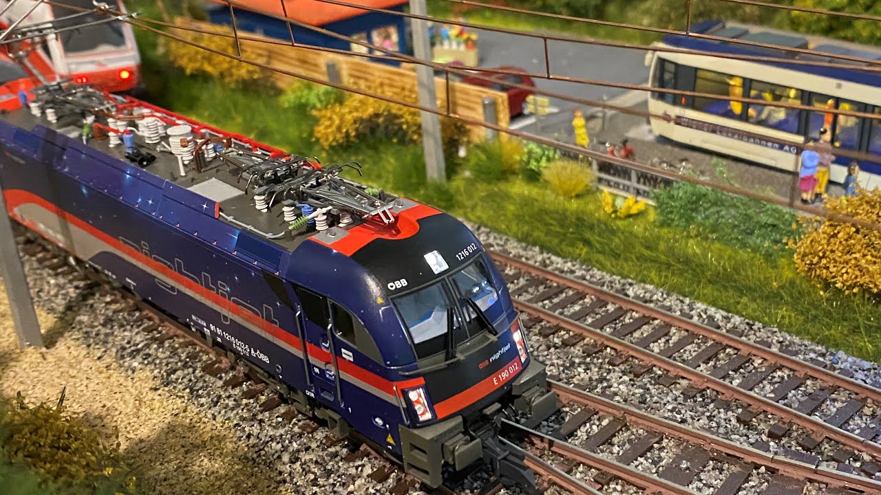 Modelleisenbahn H0 - Fahrvideo Dezember 2021 - Sandra und Michael auf Wolke 7 Teil2!