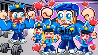 RIZZING GIRLS As The STRONGEST COP In Roblox!