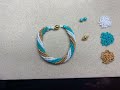 Pulseira Espiral (Twisted Bracelet) 💎 Tutorial #beadedbracelet #beadingtutorial