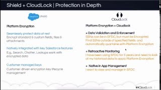 Salesforce Shield Platform Encryption and CloudLock