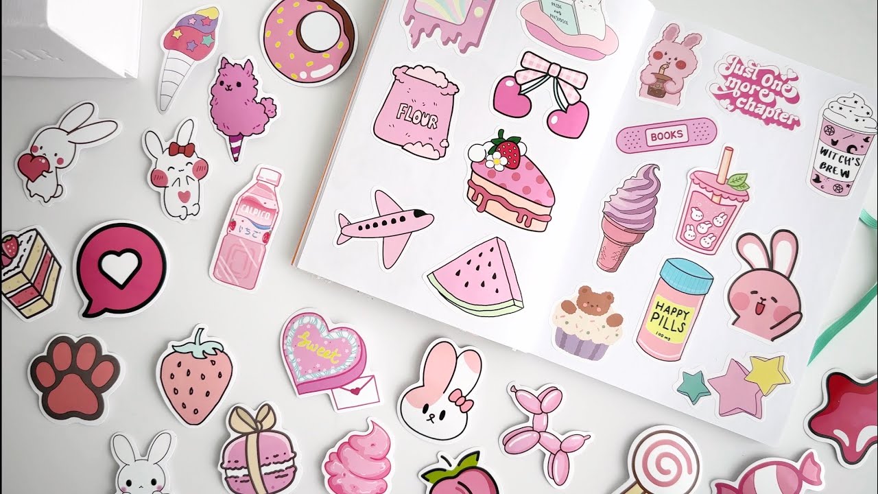 ASMR suomi | Bujoilu, tarrat & höpöttely | Bullet Journal Decoration with cute stickers asmr