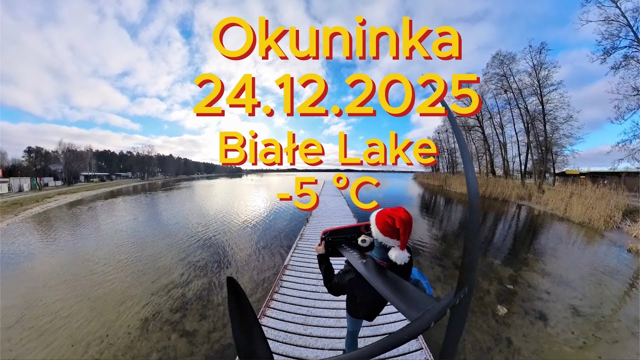 −5°C Pumpfoil on Białe Lake, Okuninka