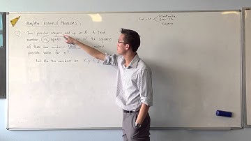 Max/Min: Squares of Two Numbers (1 of 3)
