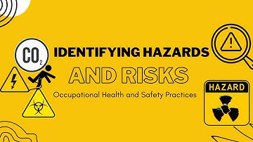 LESSON 2 - OHS IDENTIFYING HAZARDS AND RISKS