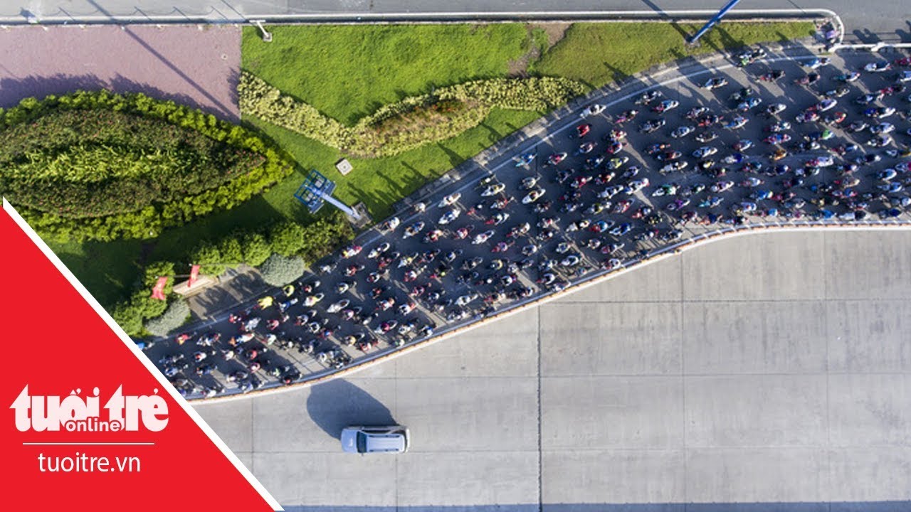 quận 2 gần quận nào nhất Hầm Thủ Thiêm nhìn từ trên cao