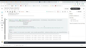 Signature forgery detection  - Detecting forged signatures by Artificial Intelligence Neural Network