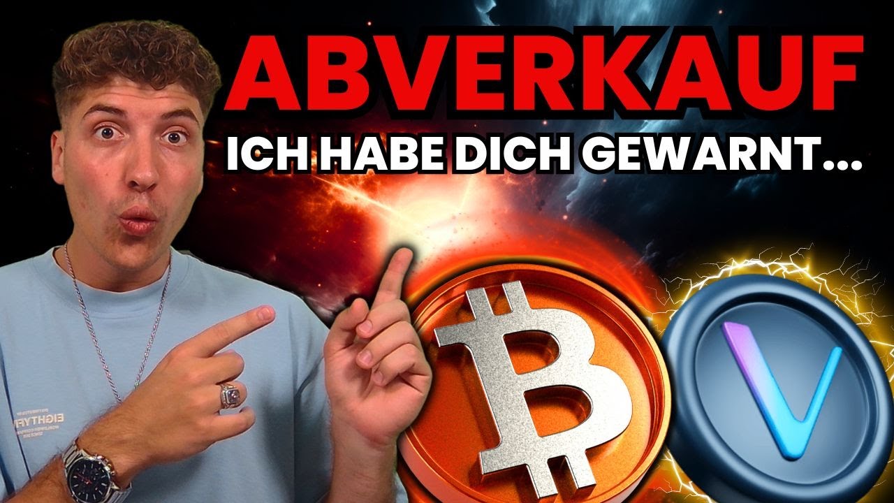 Bitcoin Abverkauf: Ich habe dich gewarnt... VeChain (VET) sehr stark!  [Analyse]