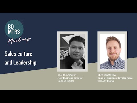 BD Matters - Meet-up // Sales Culture and Leadership