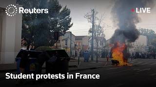 LIVE: French students protest over school funding