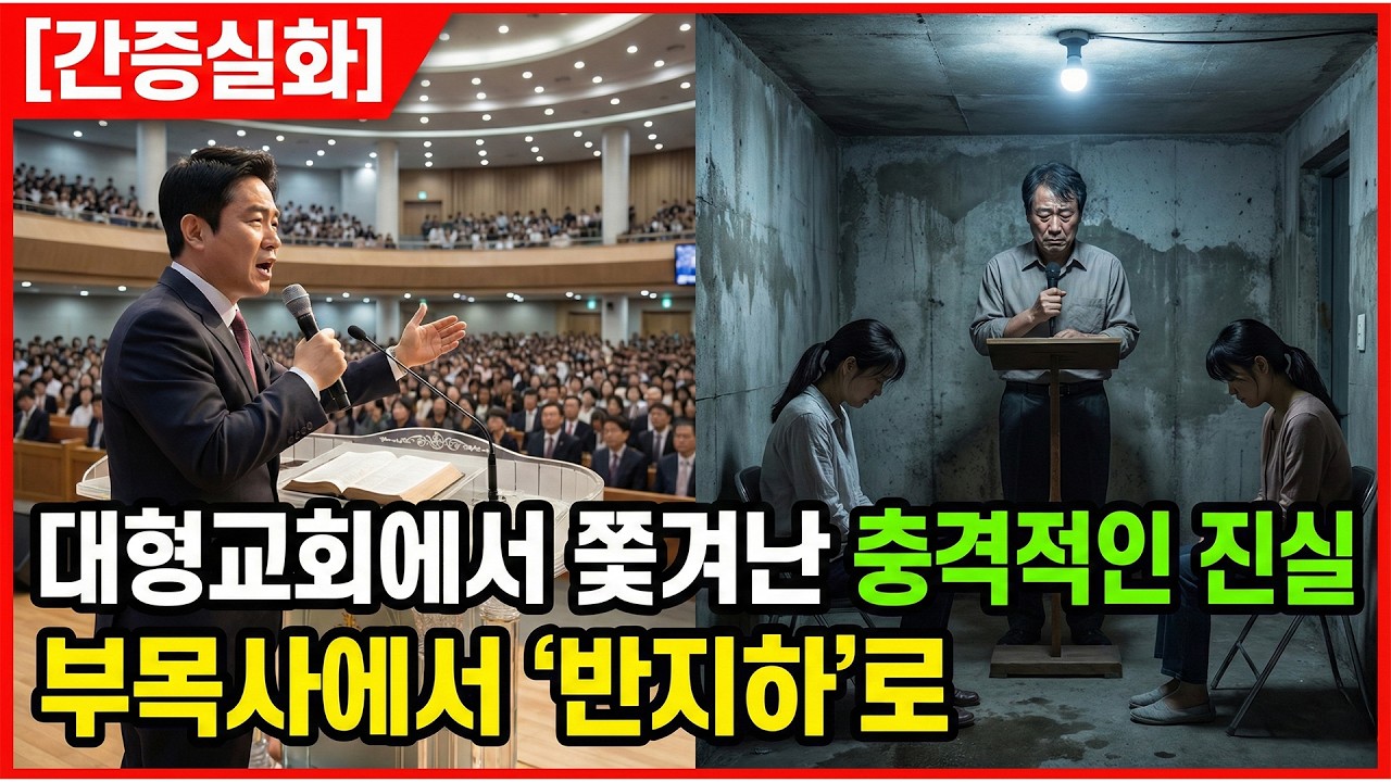 (신앙 간증) 대형교회에서 쫓겨난 부목사에서 '반지하'로  충격적인 진실 | 기독교 간증, 실화 간증, 교회 간증, 인생 로그