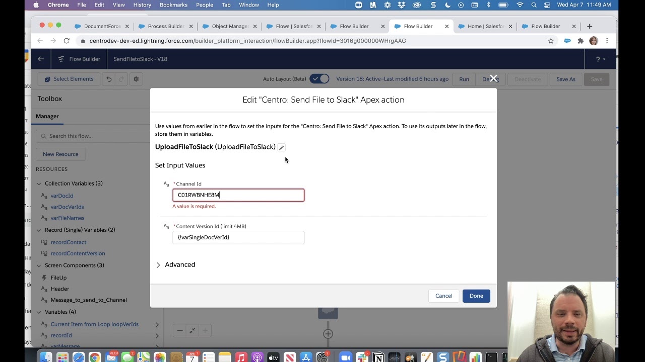 Automation series - Slack & Salesforce. File Upload to Slack from Salesforce