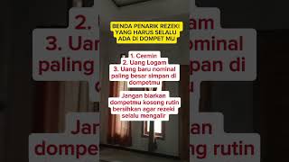 Benda Penarik Rezeki Yang Harus Selalu Ada di Dompet mu #shots #fypyoutube