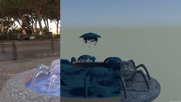 Water Jets - Making of - Project - Physically Based Simulation - ETHZ