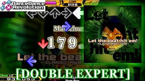 【DDR MAX】 Let the beat hit em! (CLASSIC R&B STYLE) [DOUBLE EXPERT] 譜面確認＋クラップ