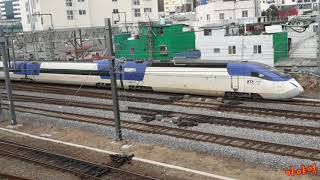 Korea Railroad 272 train Busan - Seoul KTX Sancheon (Busanjin Station pass)