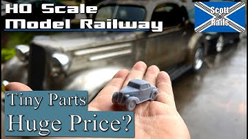3D Printed Miniatures For Your Model Rail Road With A Low Cost Resin Printer From Anycubic