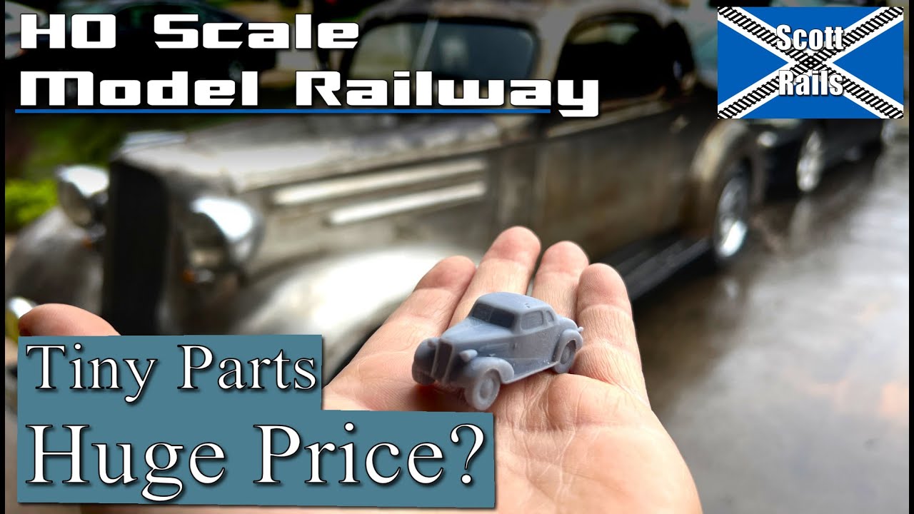 3D Printed Miniatures For Your Model Rail Road With A Low Cost Resin Printer From Anycubic